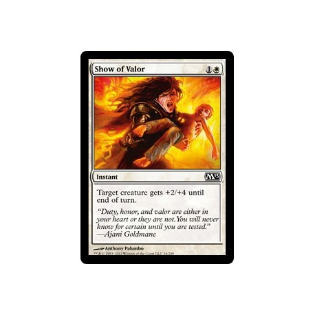 Show of Valor - Foil