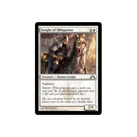 Knight of Obligation - Foil