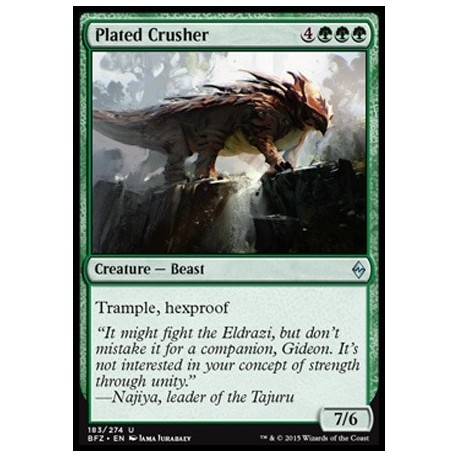 Plated Crusher