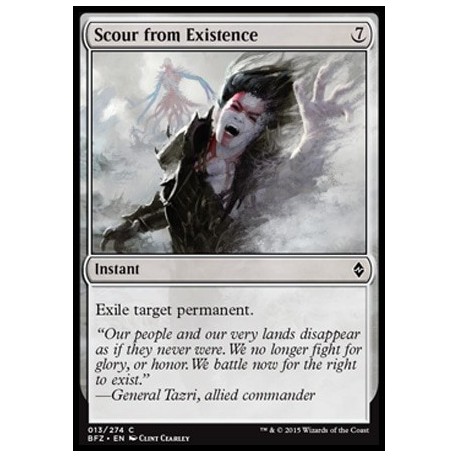 Scour from Existence